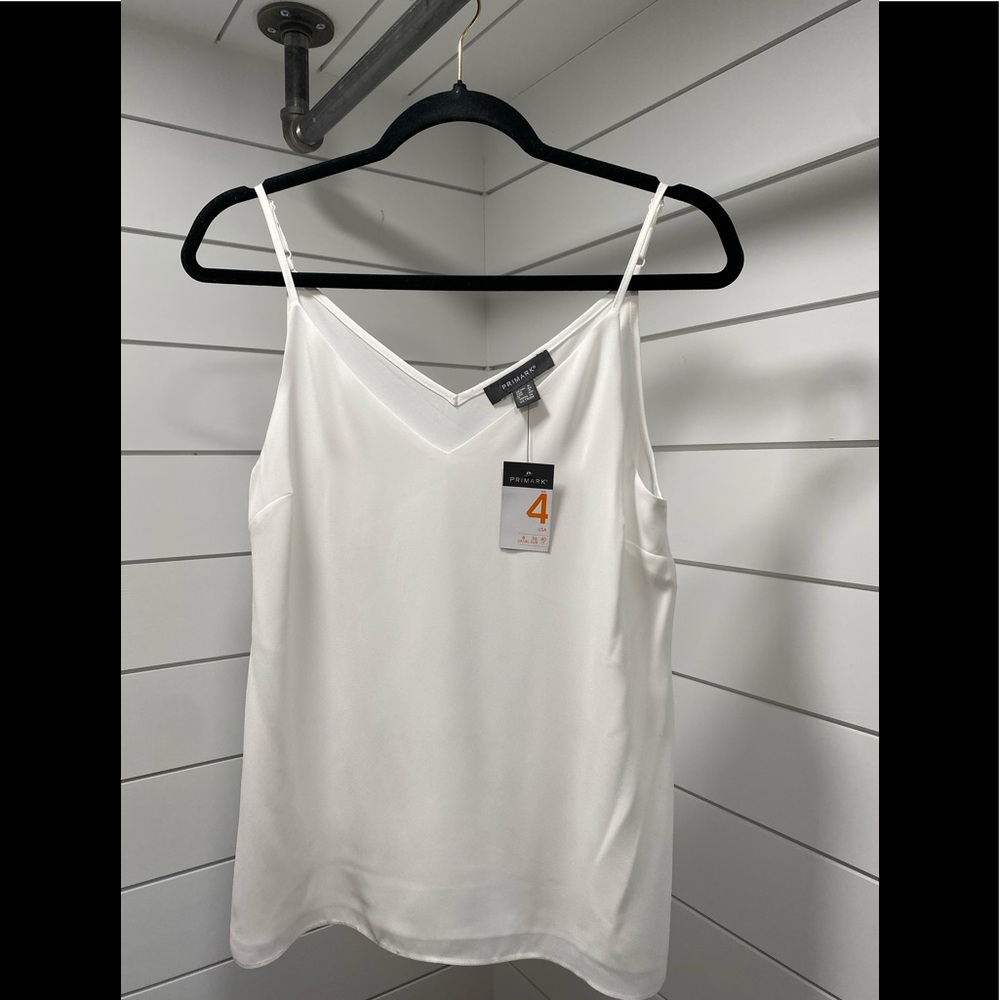 White sheer cami